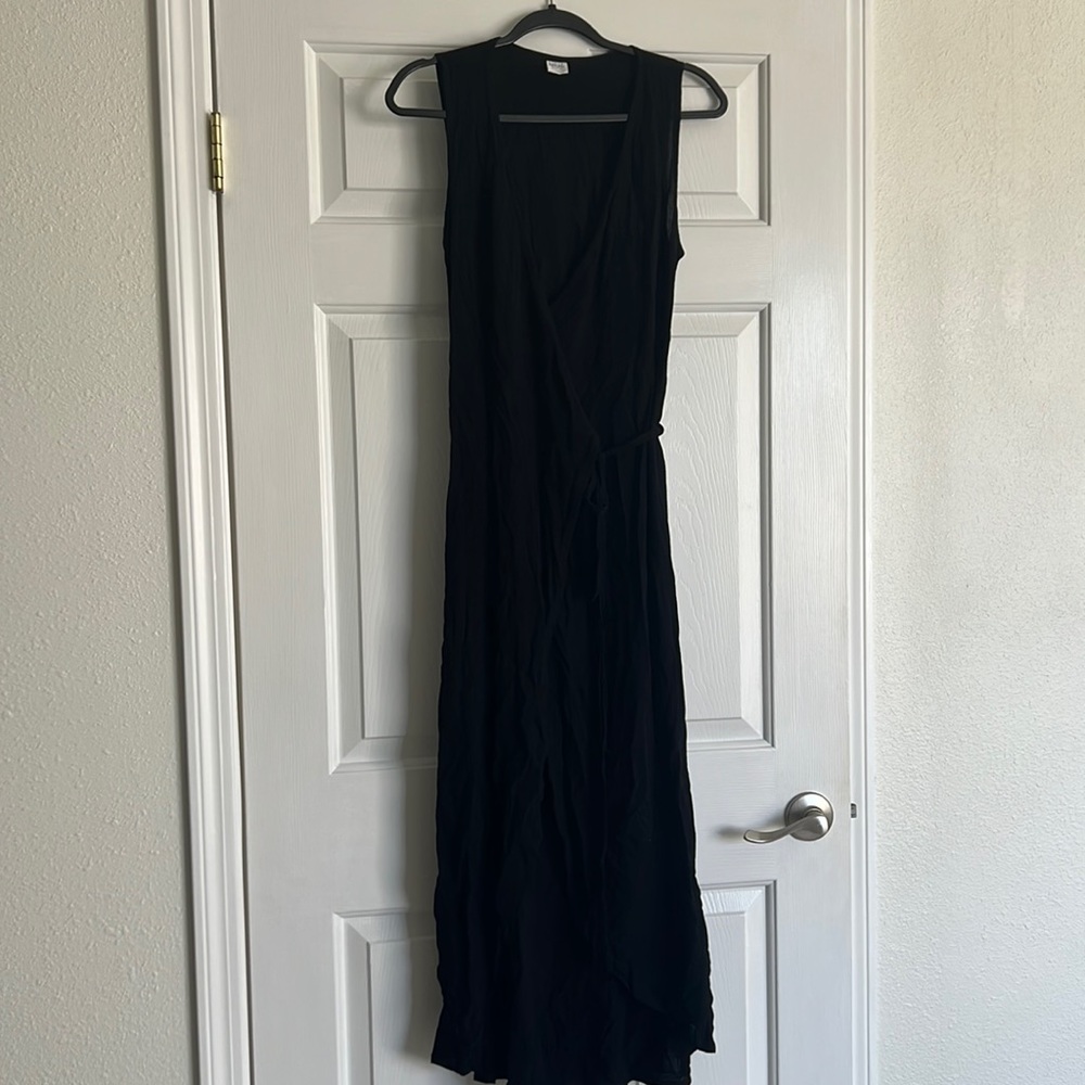 Keliki Hawaii black wrap dress